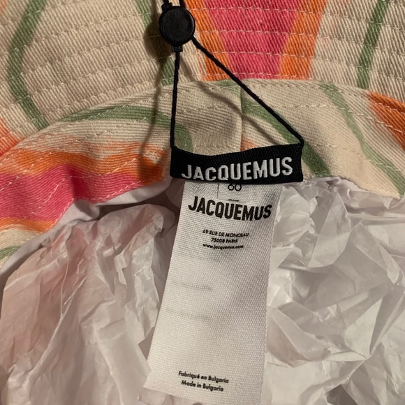 JACQUEMUS Multicolor Le Raphia 'le Bob Gadjo' Bucket Hat - Picture 9 of 11